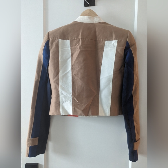 BCBG Maxazaria Utility Jacket Multi Color - Picture 4 of 5